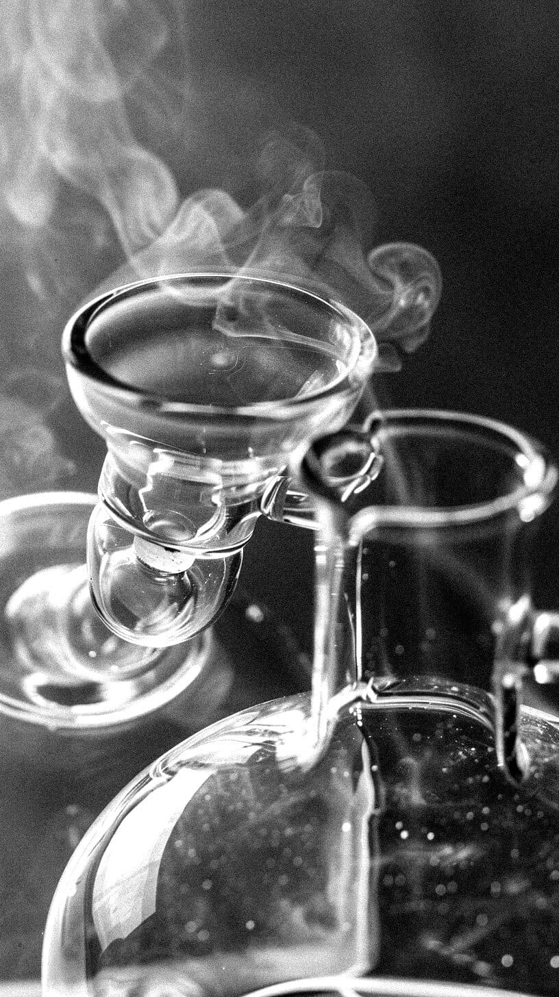 Colonne de distillation sous vide